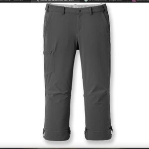 REI Sahara Roll-up pant women Size 6 Asphalt color